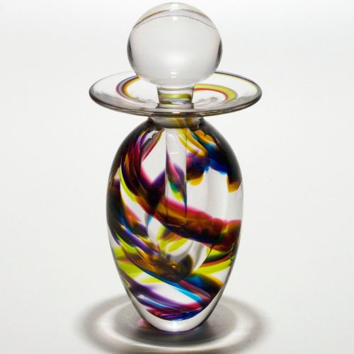 Tall Perfume Bottles | 'Helix' by Michael Trimpol | Boha Glass