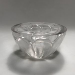 Glass Flower Bowls Pink by Ingrid Hunter