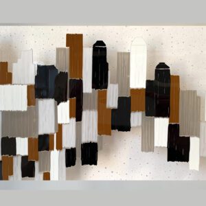 Abstract Glass Wall Art