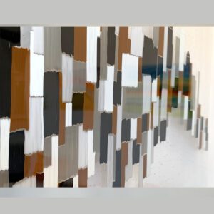 Abstract Glass Wall Art