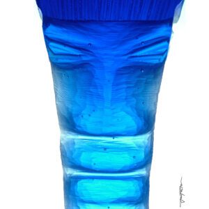 Aqua Glass Sculpture