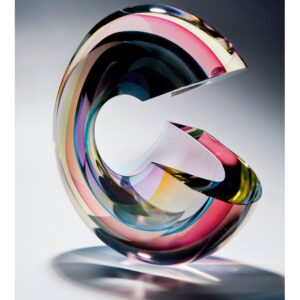 Beautiful Glass Art Sculpture