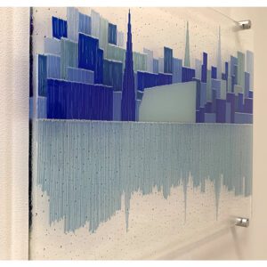 Fused Glass Wall Panel