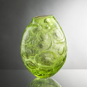 Handmade Glass Art Sculpture by Roberta Mason