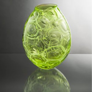 Handmade Glass Art Sculpture by Roberta Mason