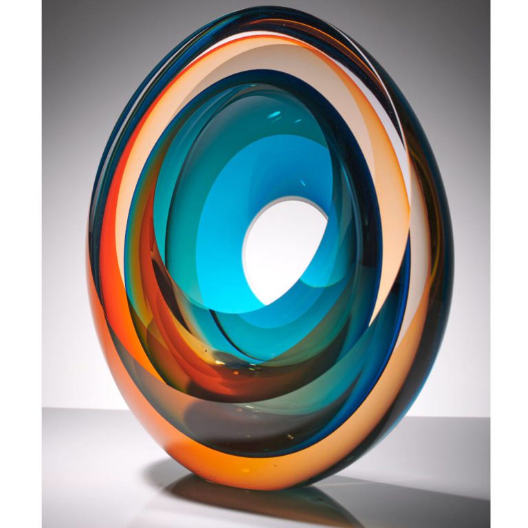 Blown Art Glass Sculptures ‘echoes Of Light’ By Tim Rawlinson