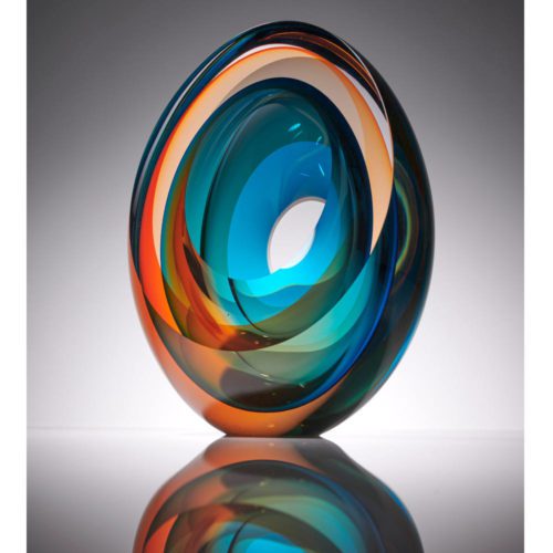 Blown Art Glass Sculptures ‘Echoes of Light’ by Tim Rawlinson