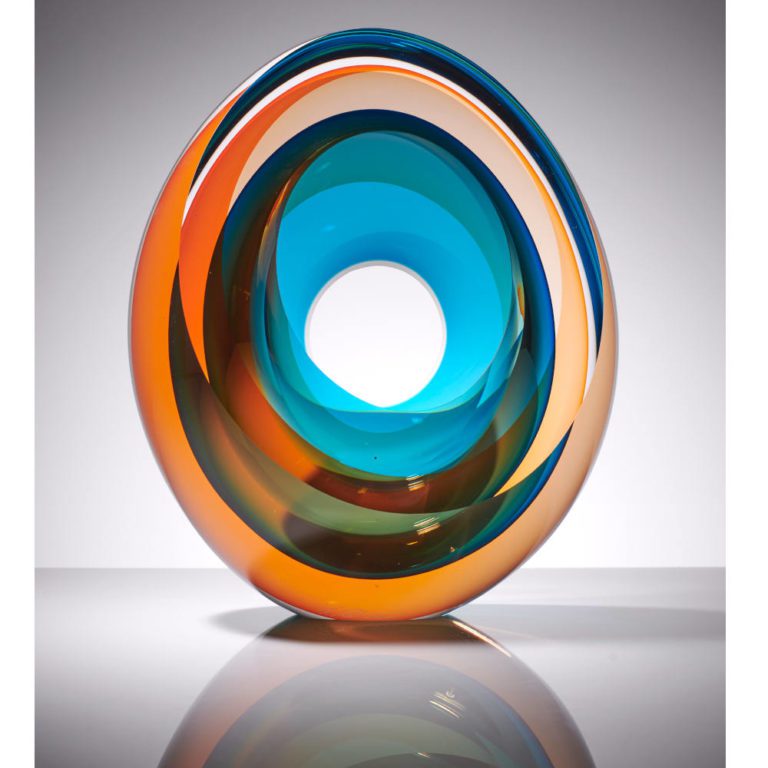 Blown Art Glass Sculptures ‘Echoes of Light’ by Tim Rawlinson