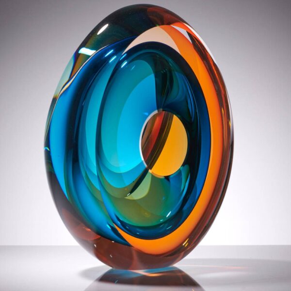 Blown Art Glass Sculptures ‘Echoes of Light’ by Tim Rawlinson