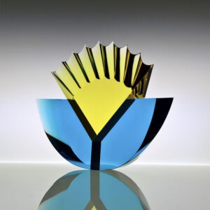 Colourful Art Glass Sculpture