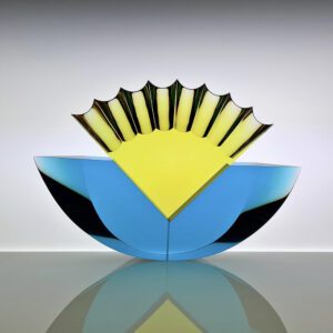 Colourful Art Glass Sculpture