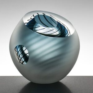 Contemporary Glass Art Bowl