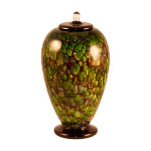 Decorative Glass Urn