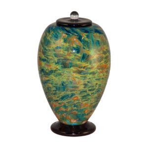 Decorative Glass Urn