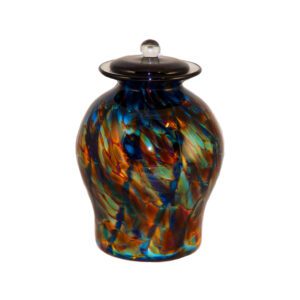 Glass Memorial Urns