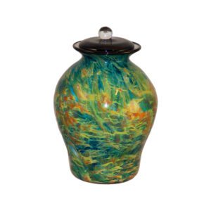 Glass Memorial Urns