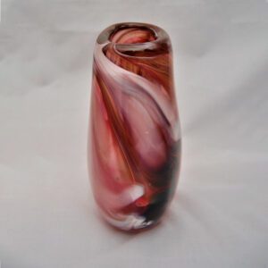 Burgundy Glass Vase