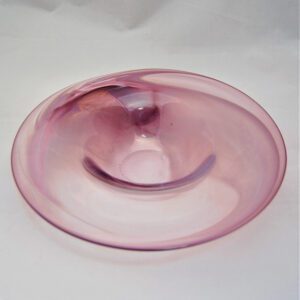 Burgundy Glass Plate