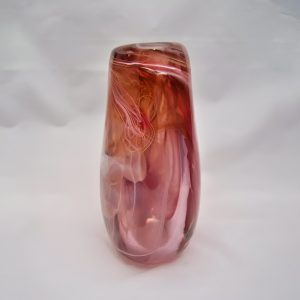 Burgundy Glass Vase