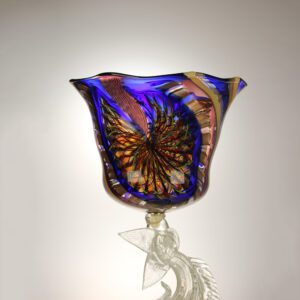 Large Art Glass Vessel