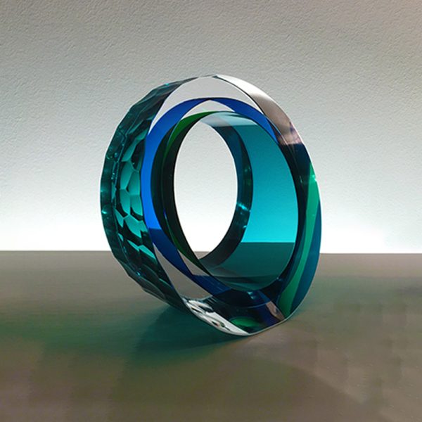 Modern Glass Sculptures By Graeme Hawes I Boha Glass 3684