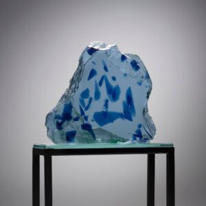 Contemporary Sculpture Glass by Barbara Kenneally Glass artist