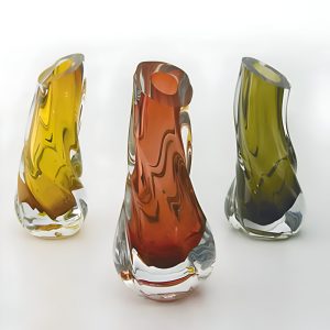 Designer Glass Vase by Evans Atelier