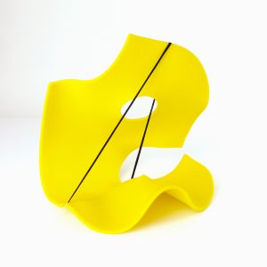 Yellow Art Glass by Lisa Pettibone