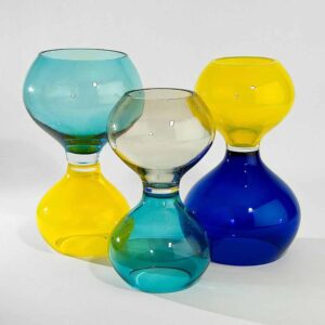 Hourglass Glass Vases