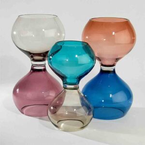 Hourglass Glass Vases