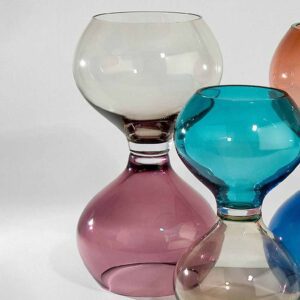 Hourglass Glass Vases