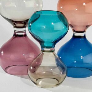 Hourglass Glass Vases