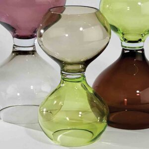 Hourglass Glass Vases