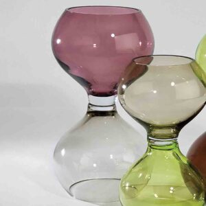 Hourglass Glass Vases