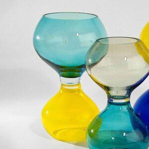 Hourglass Glass Vases