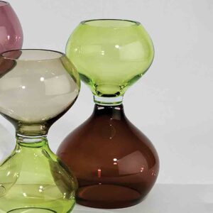 Hourglass Glass Vases