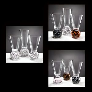 Jazzy Glass Vases