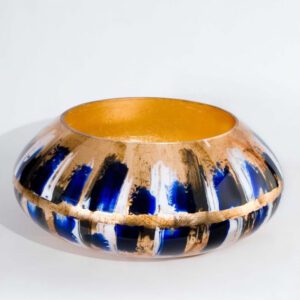 Large Glass Art Bowl