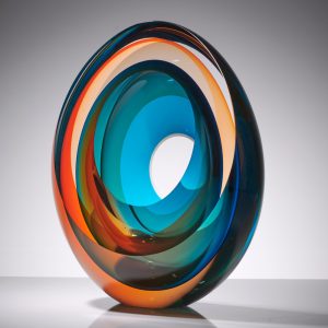 Blown Art Glass Sculptures by Tim Rawlinson