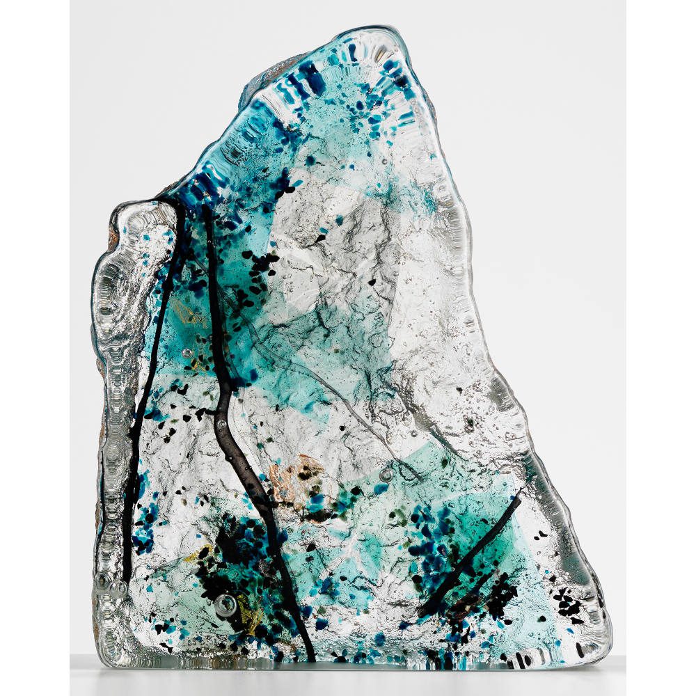 Cast Glass Sculpture Rock Xl By Elin Isaksson Boha Glass