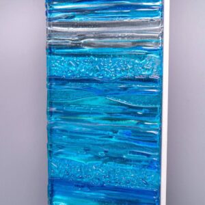 Aqua Glass Wall Panel Stephanie Else Glass Artist