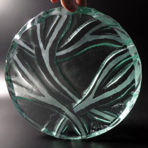 Clear Glass Bowl Teresa Chlapowski Glass Artist