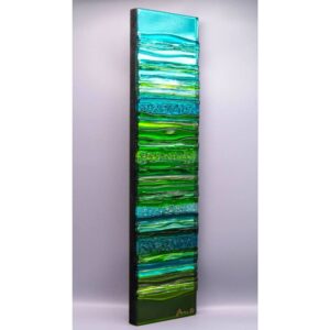 Green Wall Art Stephanie Else Glass Artist