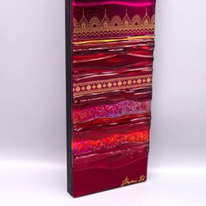 Red Glass Wall Art Stephanie Else Glass Artist