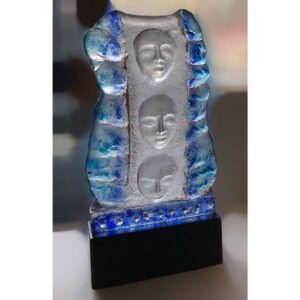 Sand Cast Glass Faces Teresa Chlapowski Glass Artist