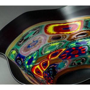 Art Glass Platter Luca Vidal