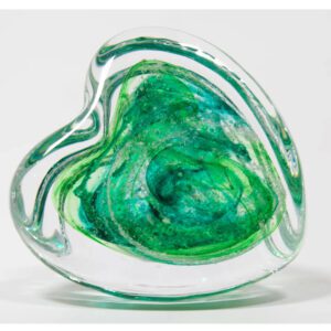 Ashes Heart Keepsakes Green