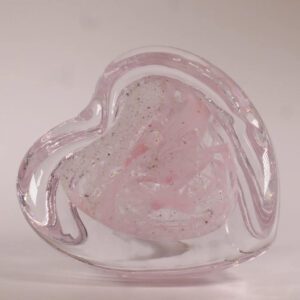 Ashes Heart Keepsakes Pink