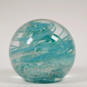 Ashes Paperweight Aqua