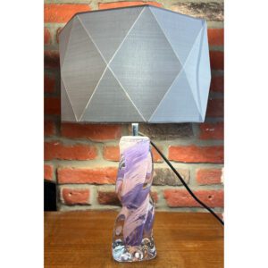 purple table lamp